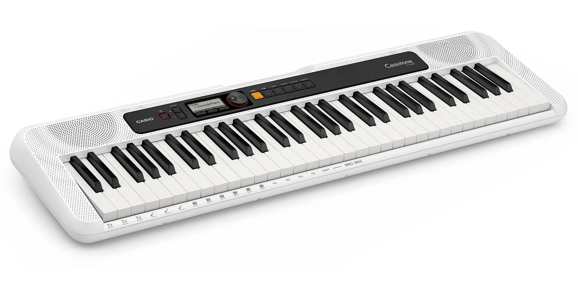 Casio Pacote de teclado premium de 61 teclas CT-S200WE com suporte
